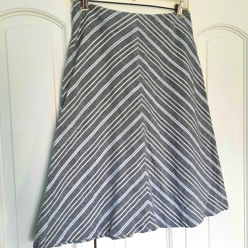 Linen and cotton a line skirts Talbots sz 6p